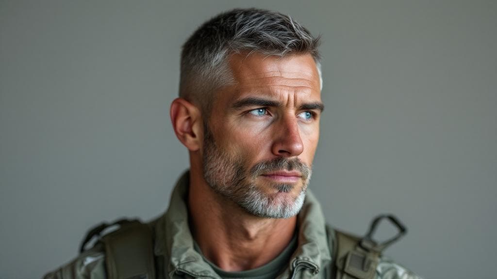 3/4 Left, Helmet Off