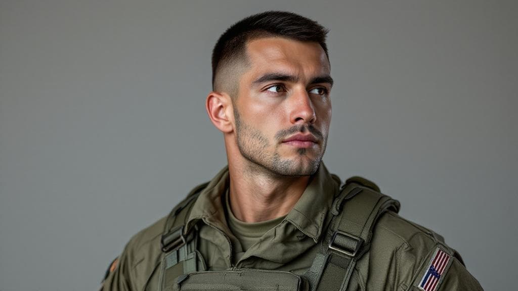 3/4 Left, Helmet Off