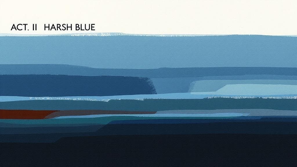 Palette: Harsh Blue